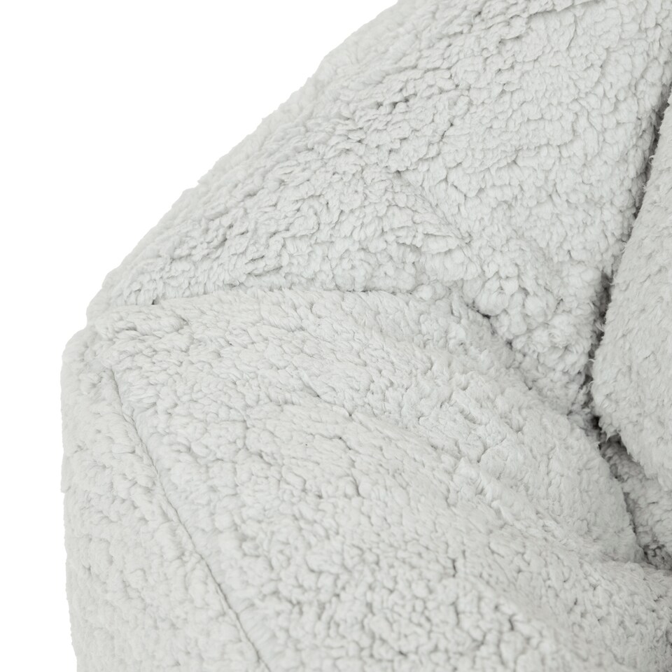 image 1 of icon Kids Teddy Bear Armchair Bean Bag Grey Childrens Bean Bags Set of 2