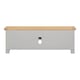 image 5 of Windsor Straight TV Unit - L37 x W140 x H50.5 cm - Pebble Grey/Oak
