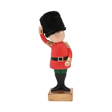Widdop Gifts Christmas Soldier on Gold Base Resin Decoration