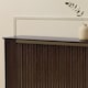 image 3 of OHS Ribbed Medium Radiator Cover Slatted Engineered Wood | Brown | Dark Brown Wood