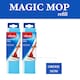 image 9 of Vileda Magic Mop Refill 3 Action Sponge Head Absorbent Foam Non Scratch Cleaning Mop Head Replacement Easy Pack of 2