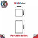 image 4 of Portable Toilet Black Slot Car Track Scenery x 1 1:32 Scale Wasp P
