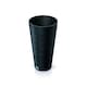 image 1 of 300mm Furu Tall Round Plant Pot | Black | 1