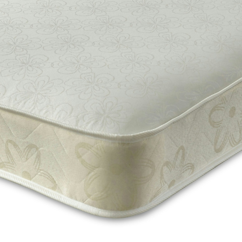 image 1 of Double-Sided Open Coil Spring Mattress - 17cm Deep Easy-Clean Gold | Single