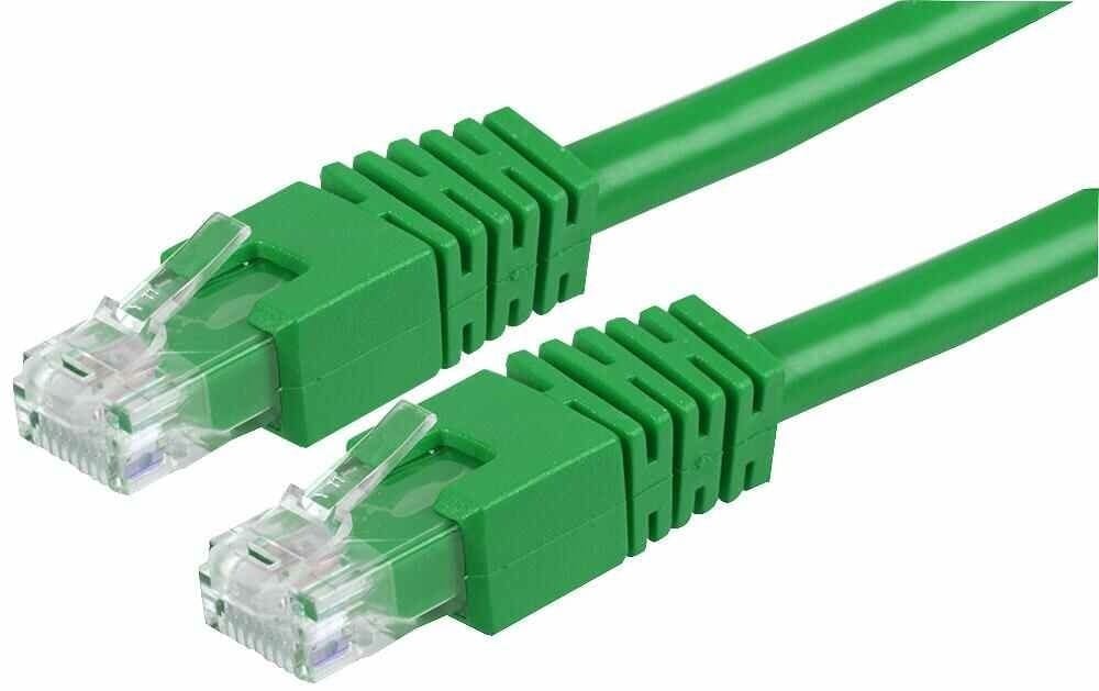 PRO SIGNAL - RJ45 Male to Male Cat6 UTP Ethernet Patch Lead, 2m Green