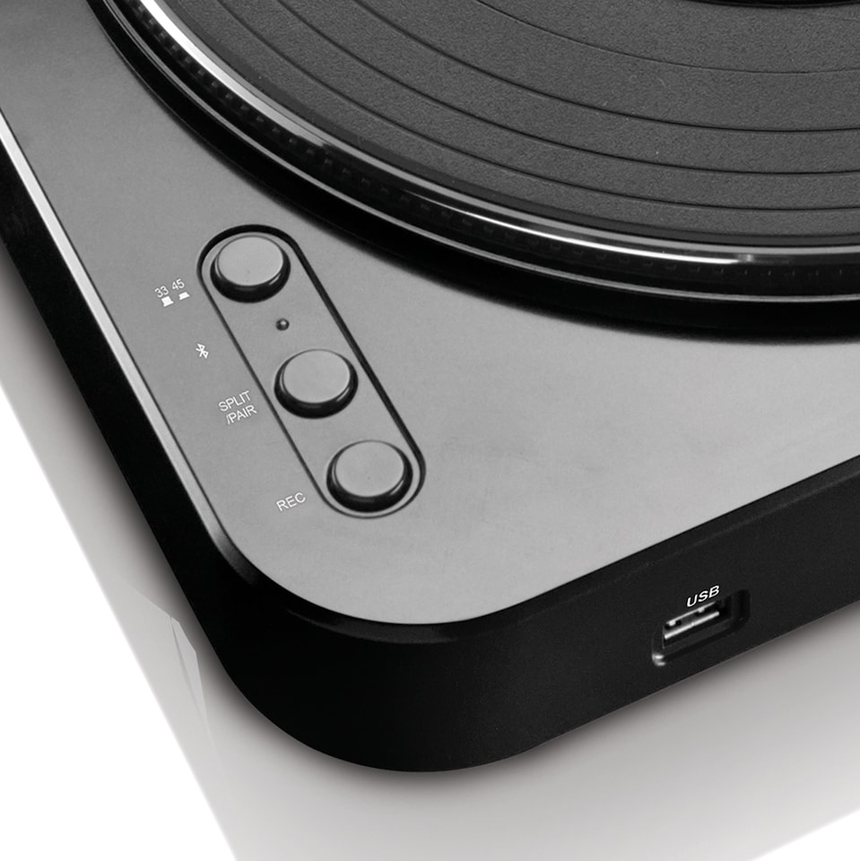 image 1 of LENCO LBT-120BK - Turntable with direct encoding and Bluetooth - Black