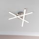 image 2 of ValueLights Infinity Chrome Crossover Integrated LED Ceiling Light | Silver