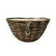 image 1 of Green Blade Rattan Hanging Basket - 30cm - Planter Flower Pot Plant Pot Hanger | Brown | Brown