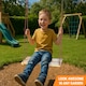 image 5 of NOVECRAFTO Wooden Swing Seat for Gardens – Durable Outdoor Hanging Swing for Kids & Adults – Strong Rope & Wooden Seat for Relaxation or Play