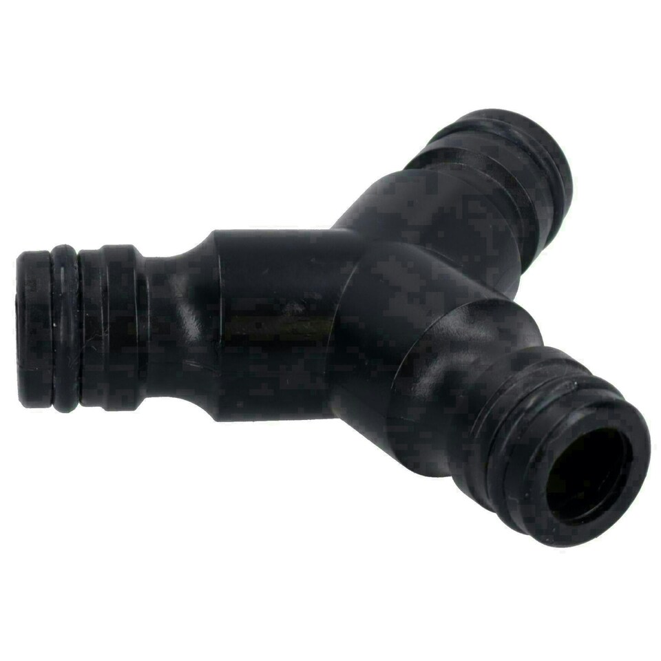 image 1 of 3 Way Garden Hose Pipe Coupler Connector Joiner + 3 Hozelock Quick Release Fittings 2pk