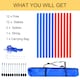 image 3 of PawHut Pet Agility Set Training Dogs Outdoor Outward Play Adjustable Pole