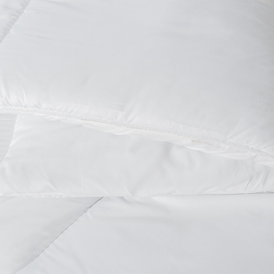image 1 of Autumn 10.5 Tog Microfibre Soft Like Down Duvet With Non Allergenic Hollowfibre Filling Super King White