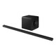 image 2 of Samsung 3.1.2 ch Ultra Slim Soundbar with Wireless Sub Woofer - Black HW-S800D