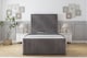 image 1 of Sloomy Kingsley Slate Naples Bed Frame With Mattress With 50" Upholstered Headboard 2'6 Small Single