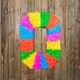 image 3 of Number 0 Standard Pinata 50cm