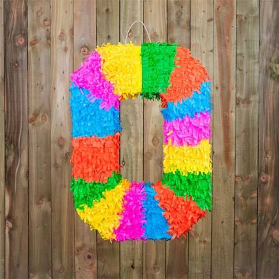 image 1 of Number 0 Standard Pinata 50cm
