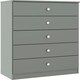 image 9 of Denver 5 Drawer Chest White