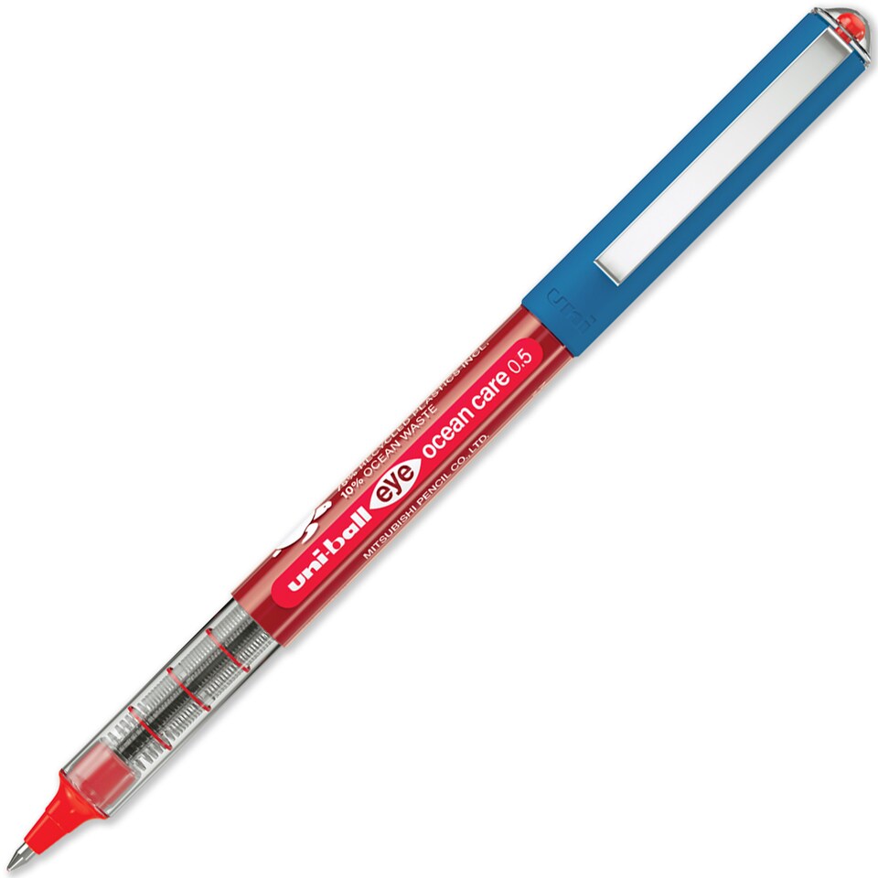 image 1 of Uni-Ball Eye Ocean Care Rollerball Pens UB-150ROP 0.5mm Pack of 12