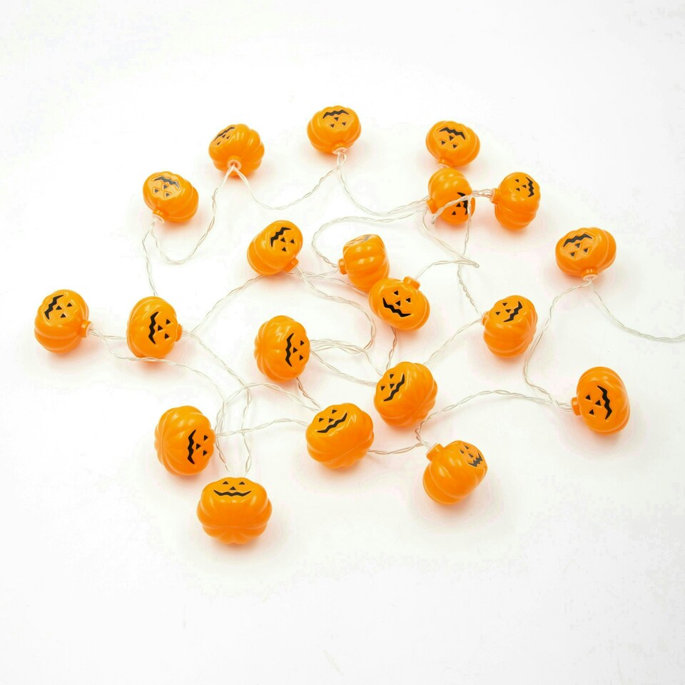 image 1 of 10 LED Pumpkin String Lights