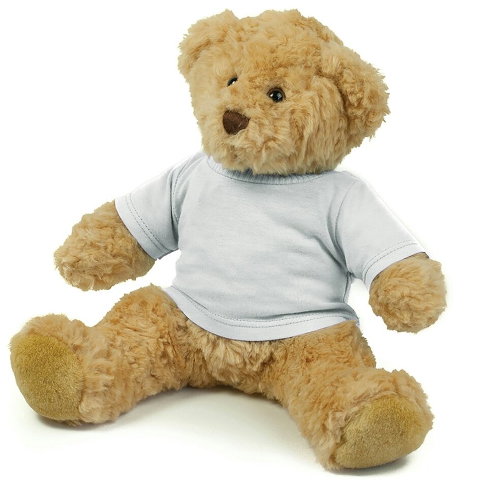 image 1 of Mumbles Teddy Bear T-Shirt Accessory - White - S