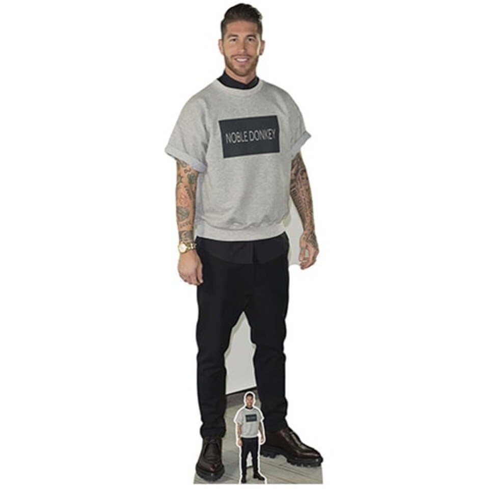 Sergio Ramos Lifesize Cardboard Cutout 186cm