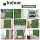 image 5 of Outsunny Artificial Leaf Hedge Screen Privacy Fence Panel for Garden 3Mx1M