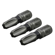 Faithfull Impact Screwdriver Bits, Phillips - Multi Colour - PH3 x 25mm