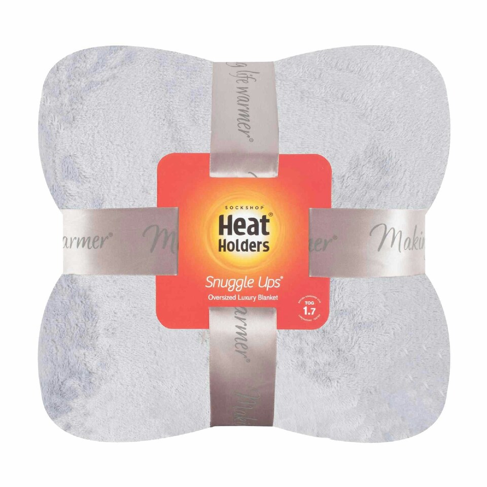 image 1 of Extra Soft Warm Large Luxury Thermal Fleece Throw Blanket - 180 x 200 cm Grey