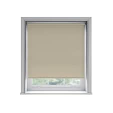 170cm No Drill Taupe Thermal Blackout Roller Blind (170cm Drop) Brown