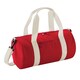 image 1 of Bagbase Mini Barrel Shoulder Bag - Classic Red/Off White - One Size Pink