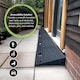 image 4 of Nicoman Rubber Kerb Ramp 1000kg Capacity for Cars, Motorbikes, Sheds, Driveways | Black