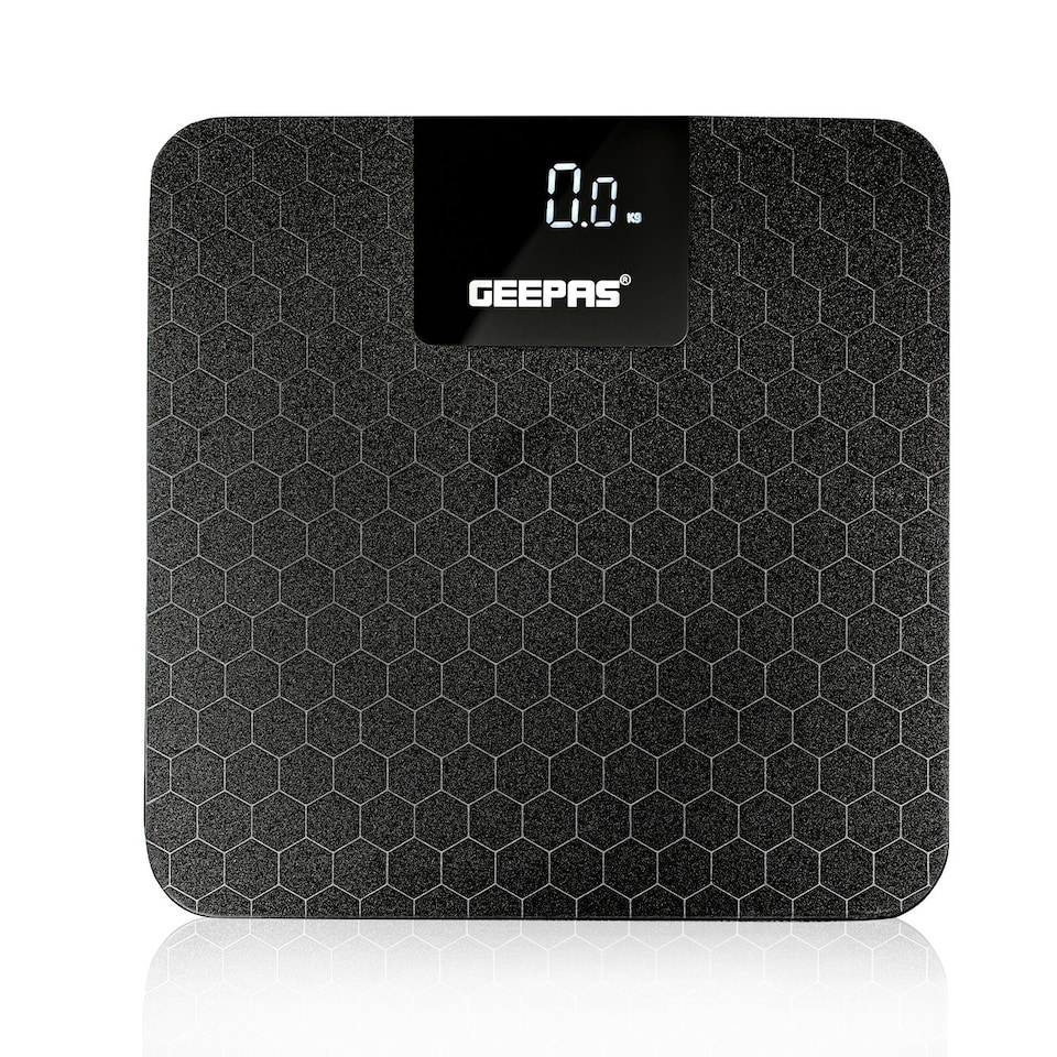 image 1 of GEEPAS Digital Bathroom Scales for Body Weight, Black