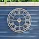image 2 of Marco Paul 60cm Open Faced Roman Numerals Clock Silver