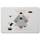 image 2 of Pink & Grey Geometric Triangles (Placemat)