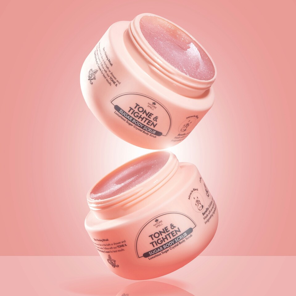 image 1 of Nature Spell Tone & Tighten Sugar Crystal Body Scrub