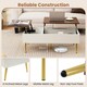 image 4 of COSTWAY Lift Top Coffee Table w/Storage Compartments Walnut White
