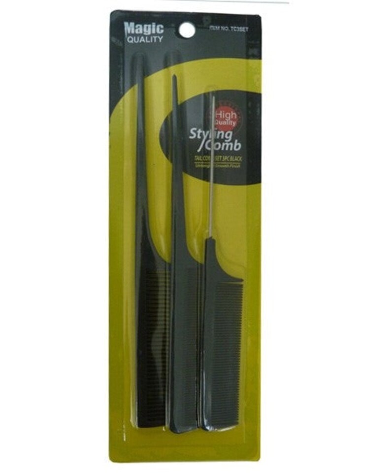 image 1 of Bee Sales Style Smooth Finish Tail Comb Set