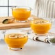 image 3 of Small Clear Glass Soup Bowl Set Handles Dishwasher Safe | Clear | Clear | Set of 4