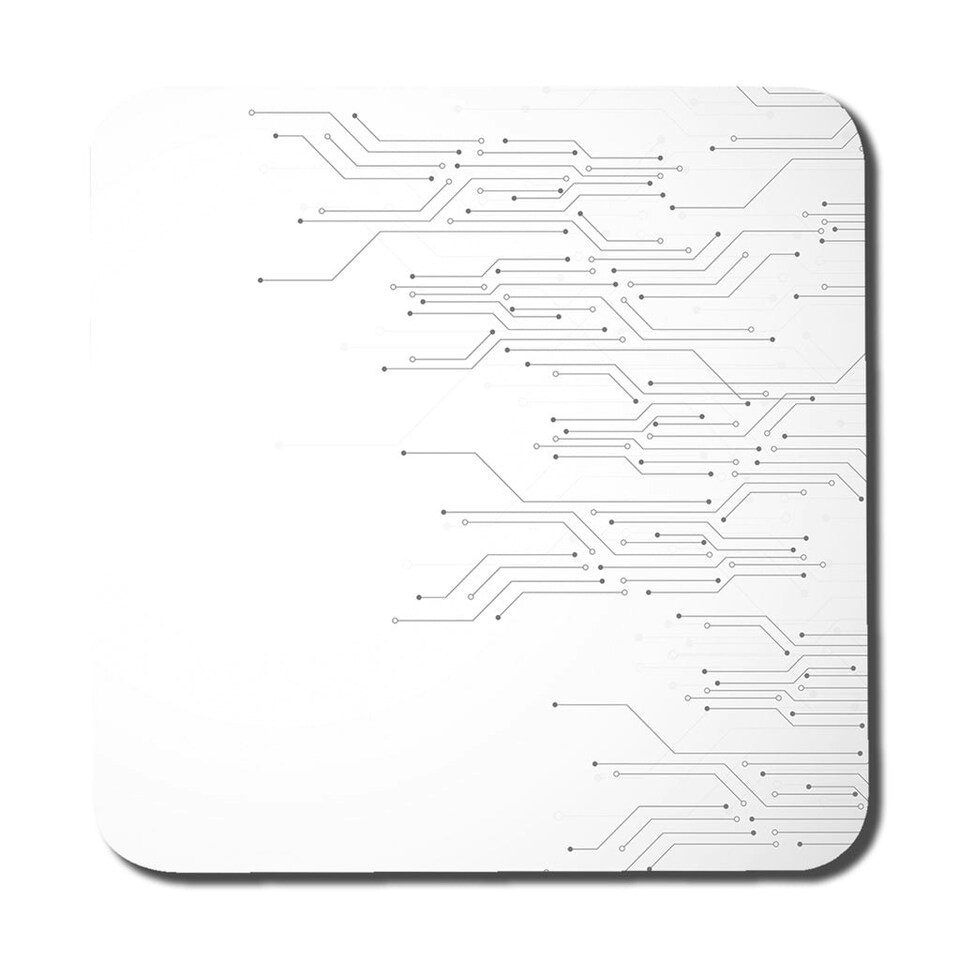 image 1 of digital background with technology circuit board (Placemat & Coaster Set)