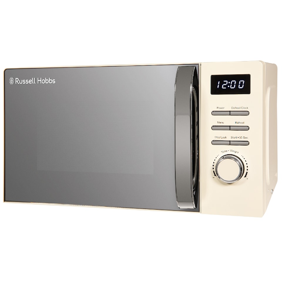 image 1 of Russell Hobbs RHMD818C Cream Microwave 20L Digital Legacy 800W Defrost Function