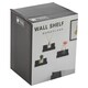 image 8 of 3 Piece Floating Wall Shelf Set | Black | Black & Set of 3 | 3