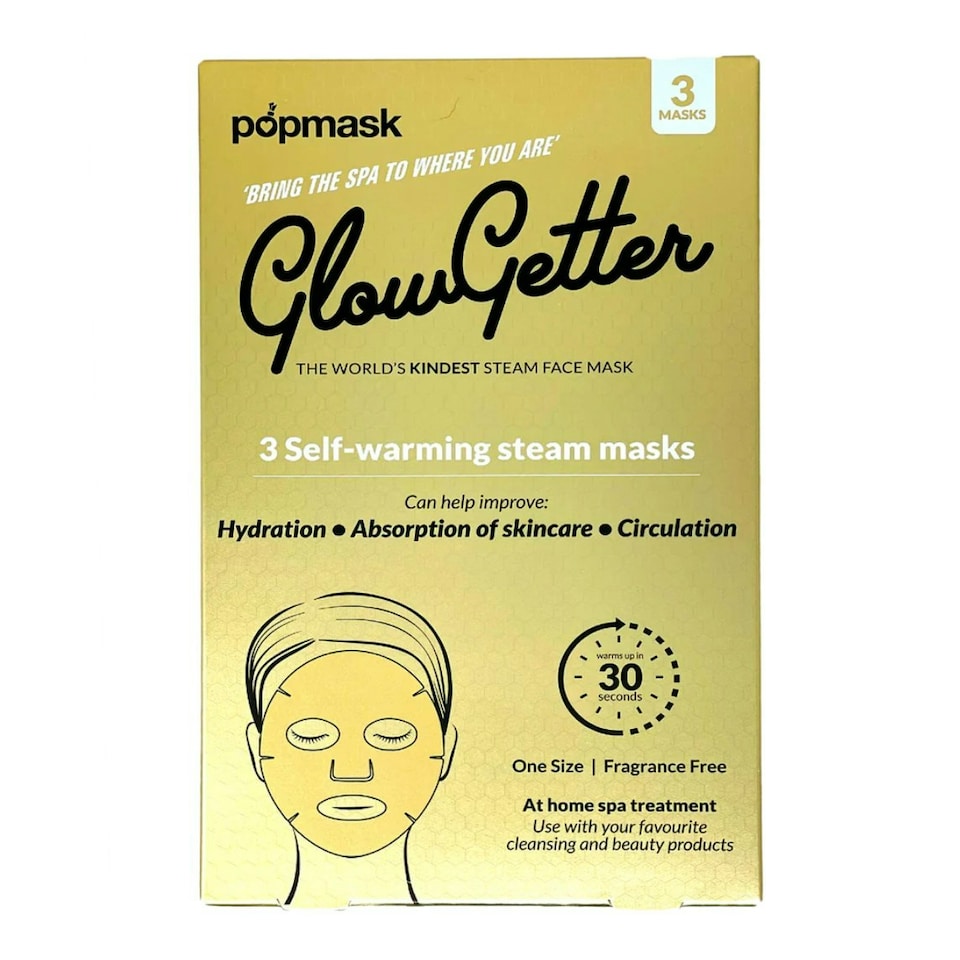 image 1 of Popmask Glow Getter 3 Steam Face Masks