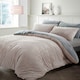 image 2 of Velosso Plush Corduroy Teddy Fluffy and Warm Fleece Duvet Cover Set Blue | Navy | Super King