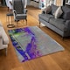 image 2 of London Eye view   (Rug) Purple | XL: 160x230cm
