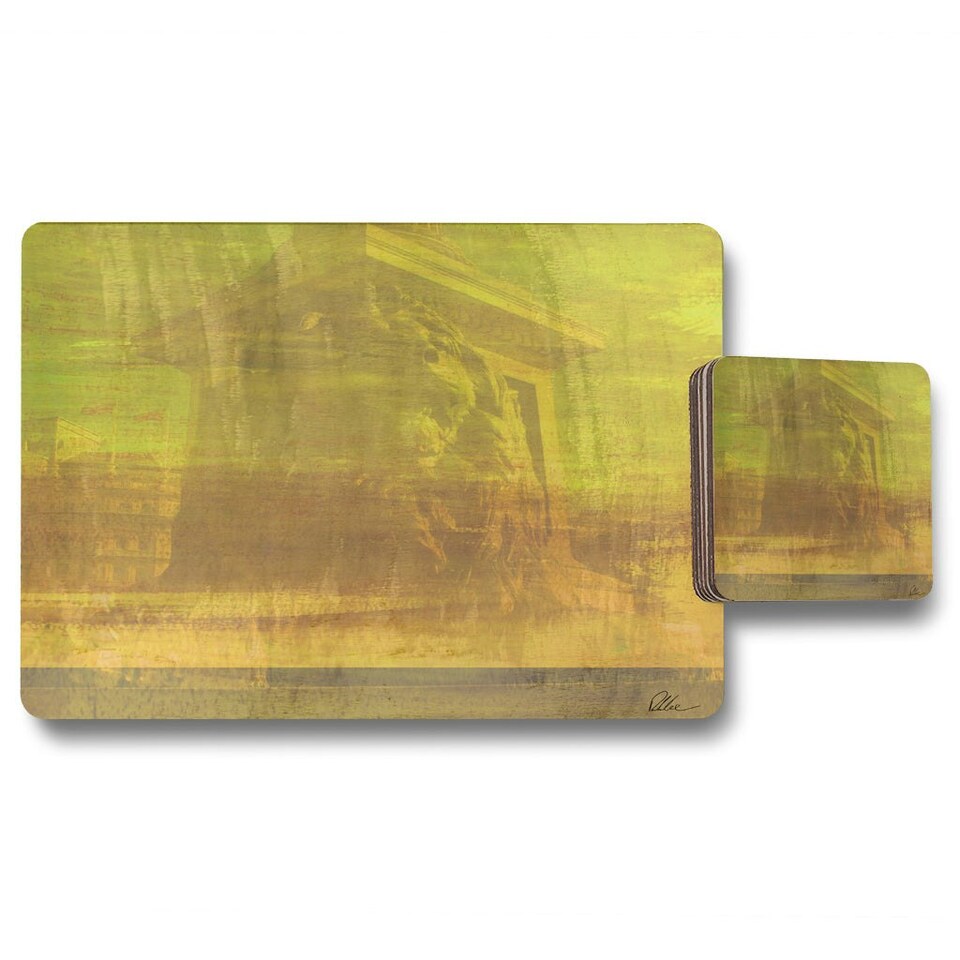 image 1 of Trafalgar lion (Placemat & Coaster Set)