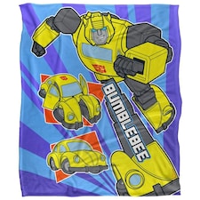 Transformers Bumblebee Blanket - White - One Size