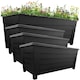 image 3 of Black 4 Large Grosvenor Trough Planter For Home, Office, Gardens, Greenhouses & Patios Black