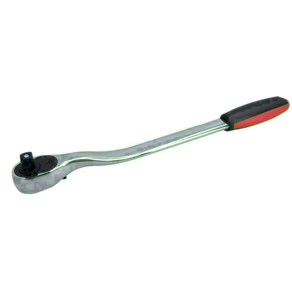 image 1 of 1/2" Drive extra long curved ratchet 72 teeth socket driver 380mm U.S.PRO AT314