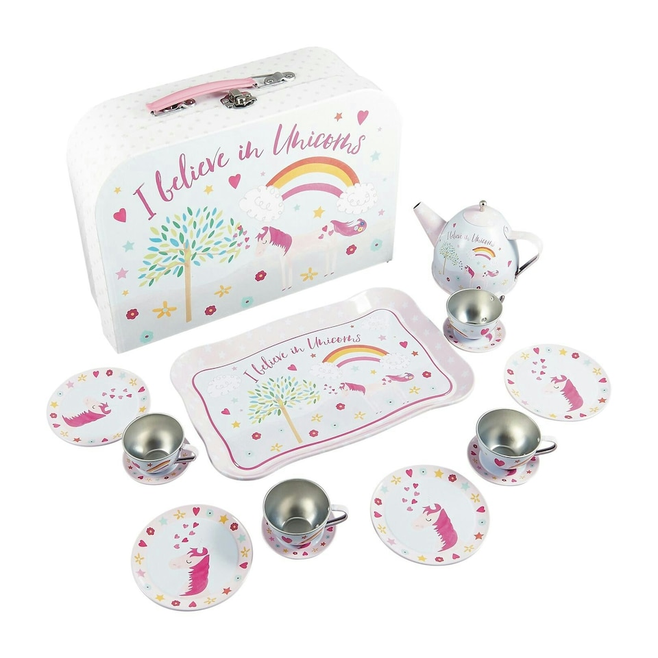 Floss & Rock Childs Tea Set 15 Piece Unicorn
