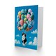 image 2 of Clouds Balloons Surreal Woman Cat Her Birthday Card